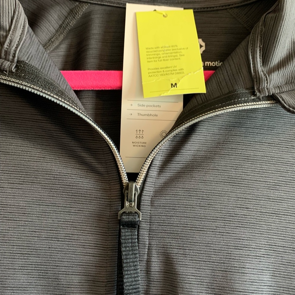 NWT All in motion light jacket gray size medium - Picture 5 of 8